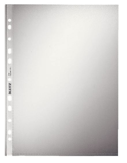 LEITZ Prospekthüllen 4796 DIN A4 transparent genarbt 0,065 mm, 100 St.