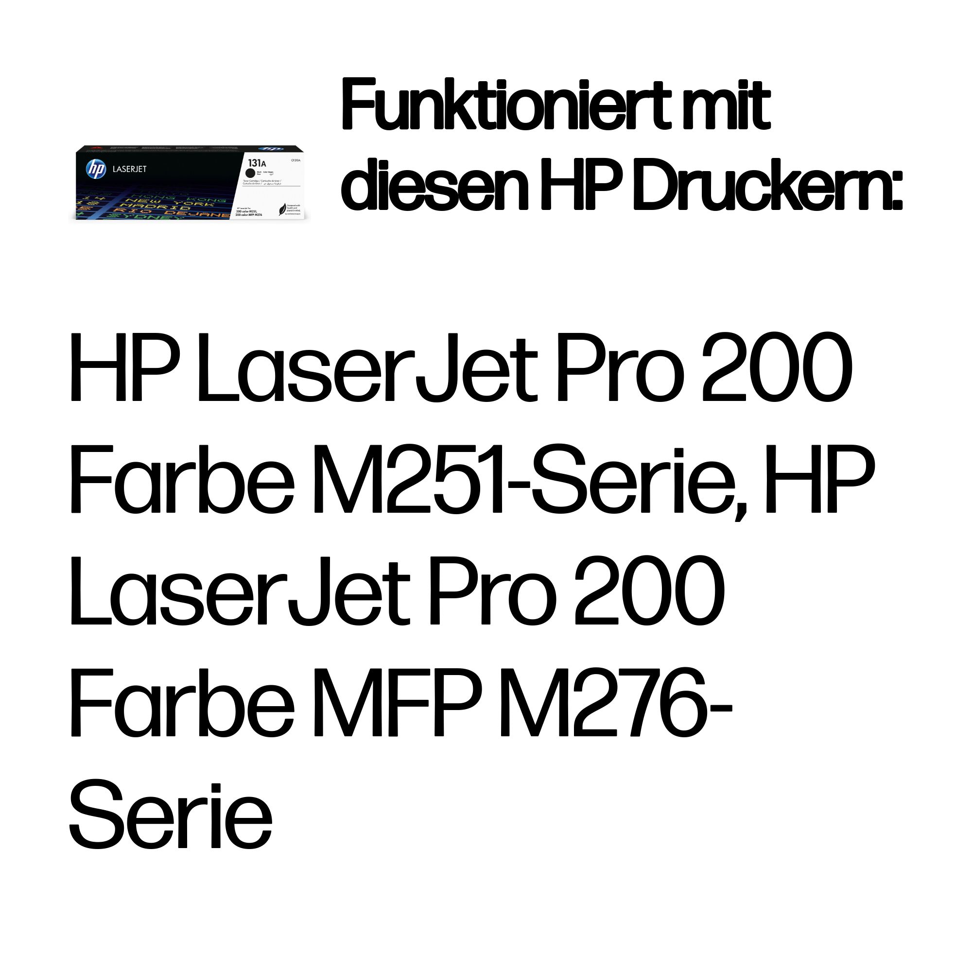 HP 131A (CF210A) schwarz Tonerkartusche