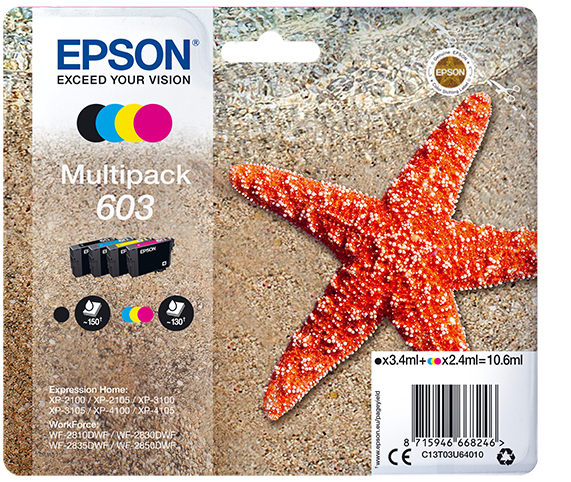 EPSON 1LB Multipack 4-colours 603 Ink w/s