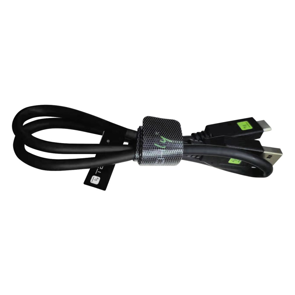 TECHLY USB3.1 Kabel Stecker Typ-A - Stecker USB Typ-C Schwarz 0.5m