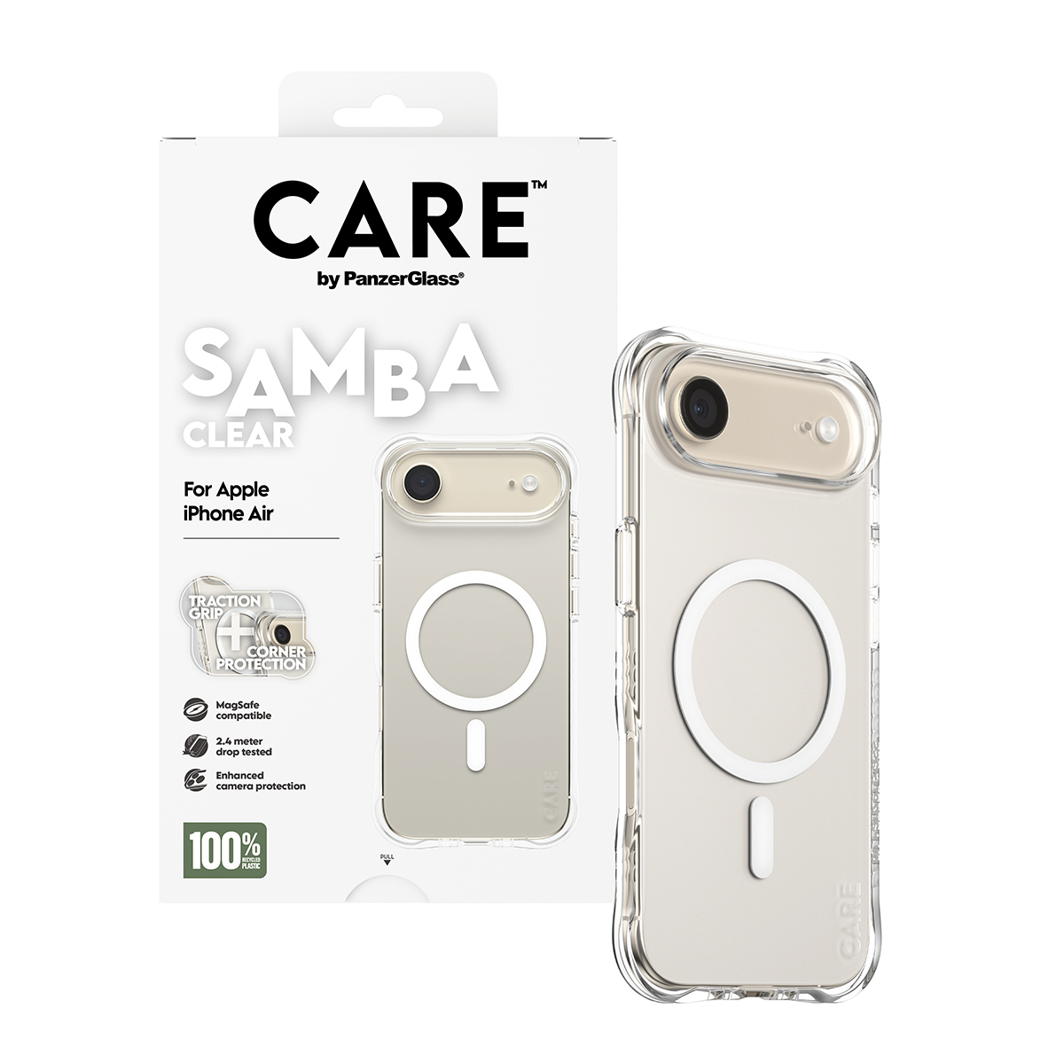 CARE BY FASHIONABLE CASE SAMBA W. WHITE MAGSAFE IPHONE 17 AIR