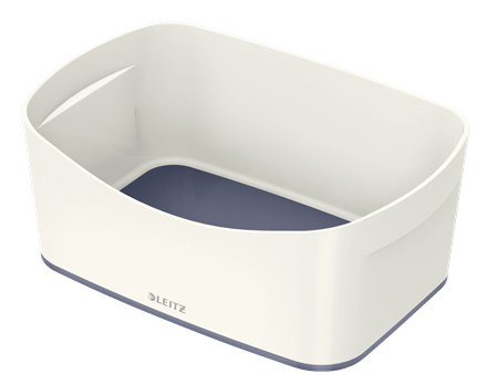 LEITZ MyBox Aufbewahrungsbox 3,0 l perlweiß/grau 24,6 x 16,0 x 9,8 cm, 1 St.