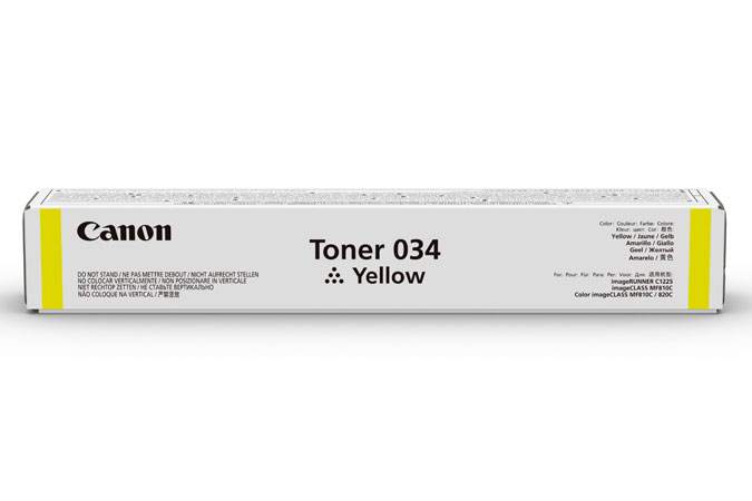 CANON 034 Toner gelb iR C1225iF Standardkapazität 7.300 Seiten A4