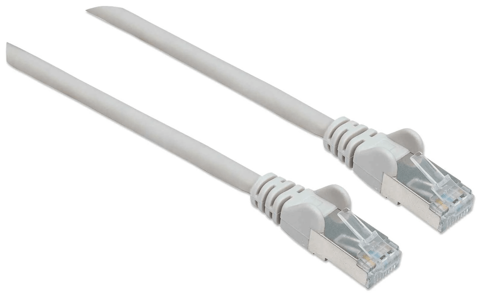 INTELLINET Cat6aPro Kabel Cat7 Rohkabel 5m grau RJ45 reines Kupfer LS0H halogenfrei AWG 26 vergoldete Kontakte 10 Gigabit