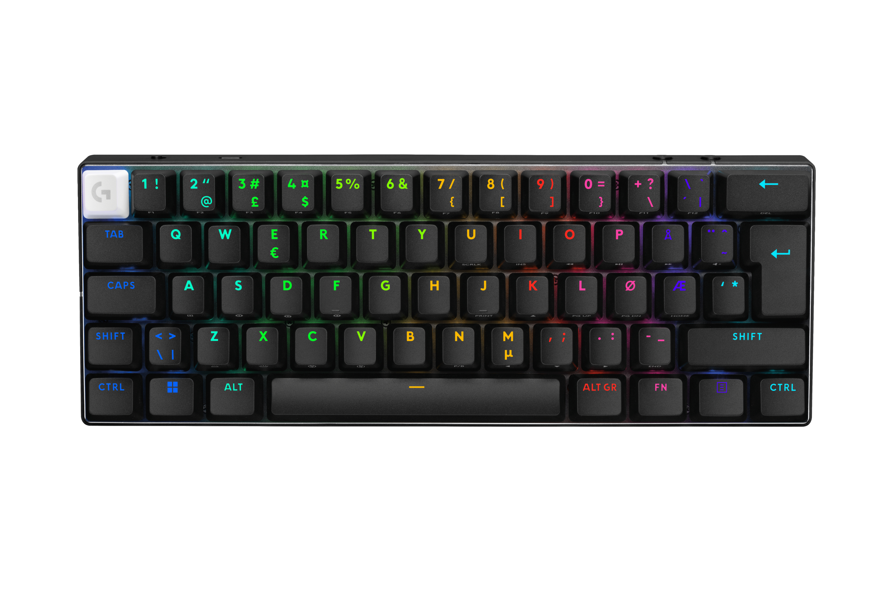 LOGITECH PRO X 60 LIGHTSPEED Wireless Gaming Keyboard Tactile - Black - NORDIC-613 (PAN)