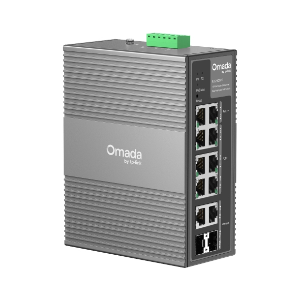 10-PORT 1G INDUSTRIAL L2 SWITCH EASY MANAGED WITH 8-PORT POE