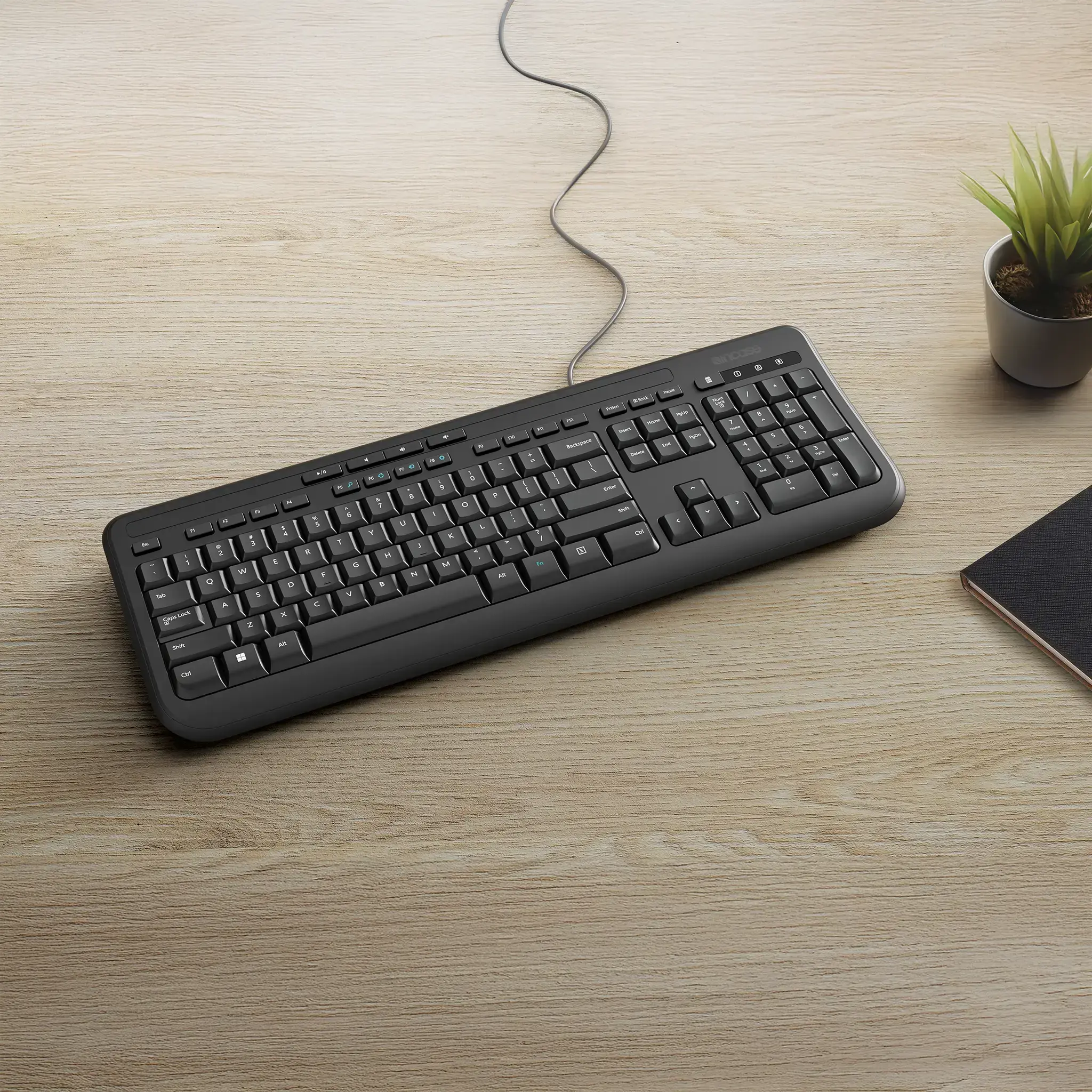 WIRED KEYBOARD 600 EN-UK LAYOUT QWERTY BLACK UK LAYOUT