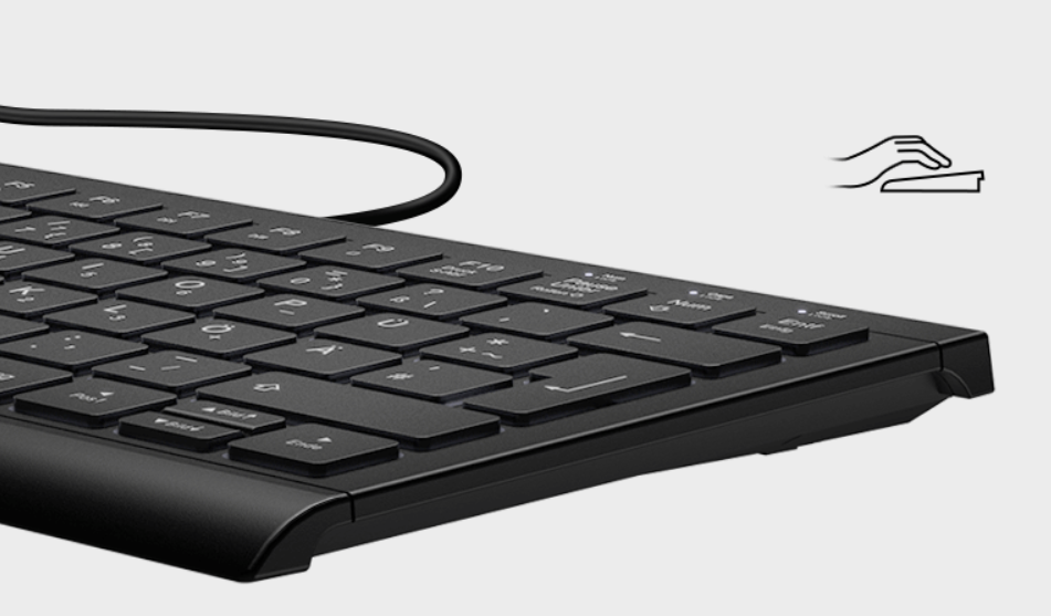 KeySonic Mini-TAS mit Nummernblock, BK, KSK-5010ELC (DE)