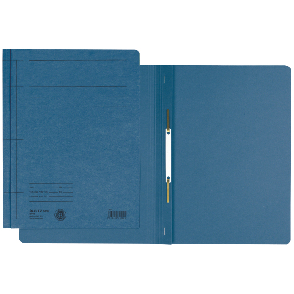 LEITZ Schnellhefter 3000 Karton blau DIN A4, 25 St.