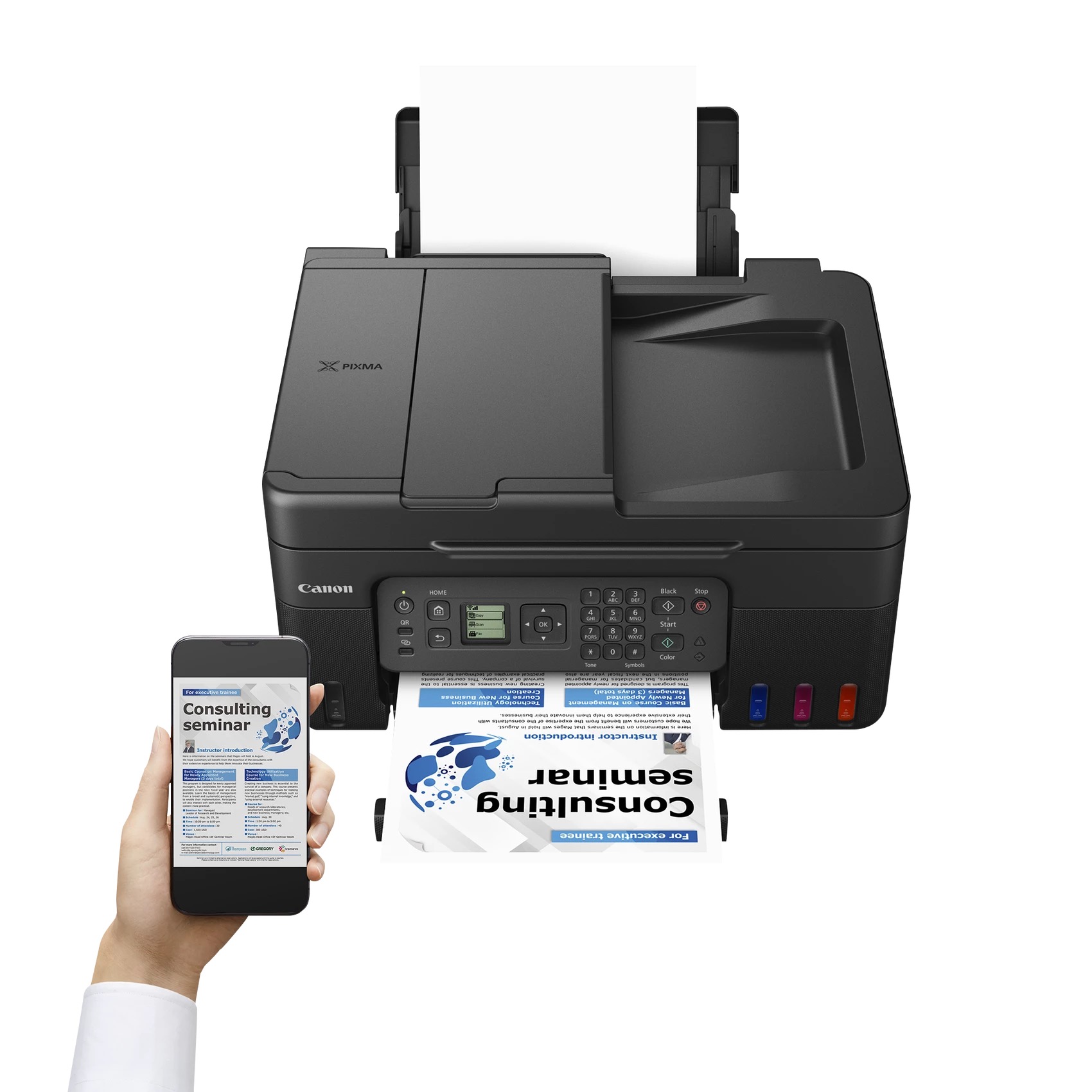 Canon PIXMA G4570 4 in 1 Tintenstrahl-Multifunktionsdrucker schwarz