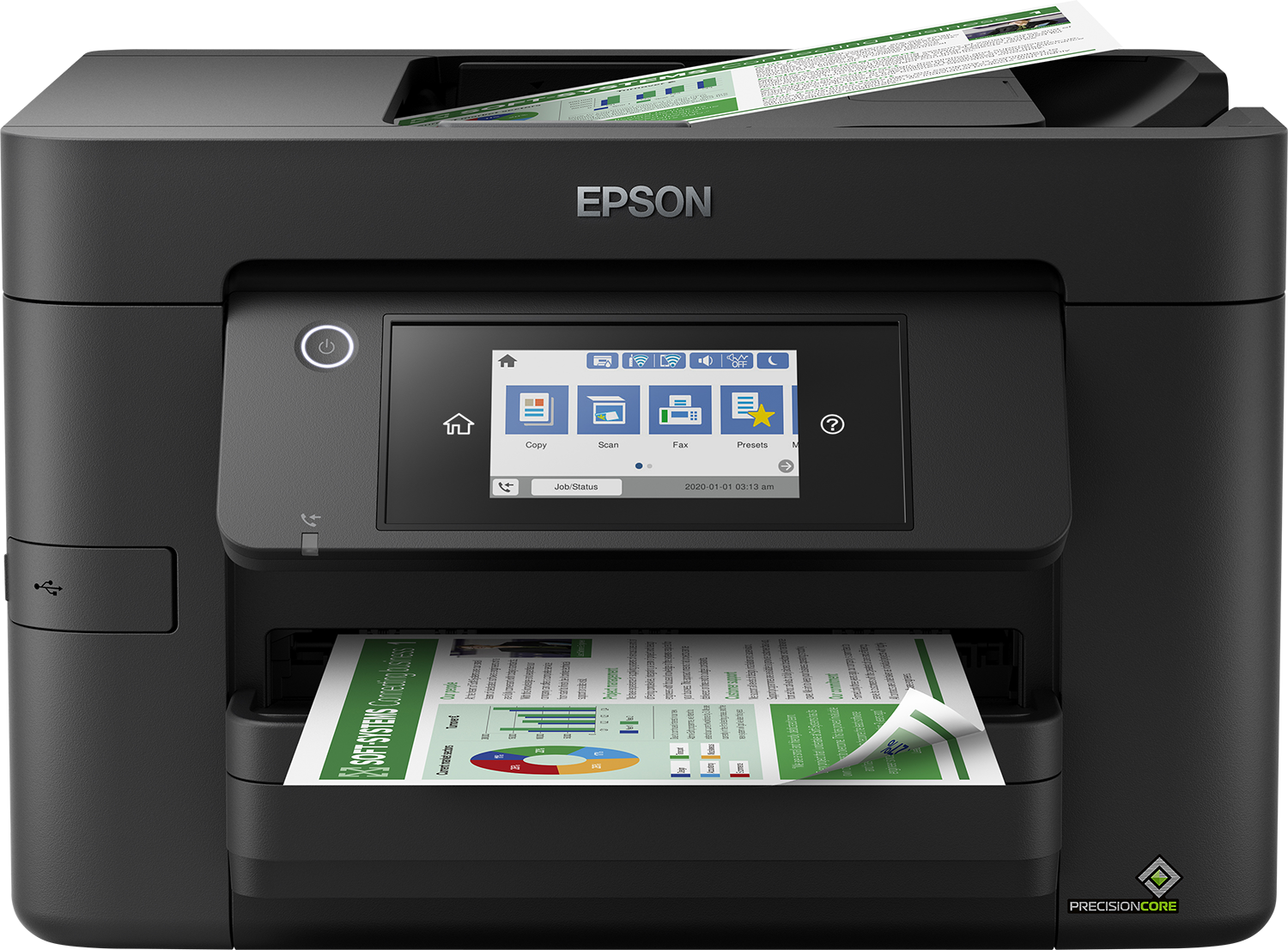 EPSON WorkForce Pro WF-4820DWF 4 in 1 Tintenstrahl-Multifunktionsdrucker schwarz