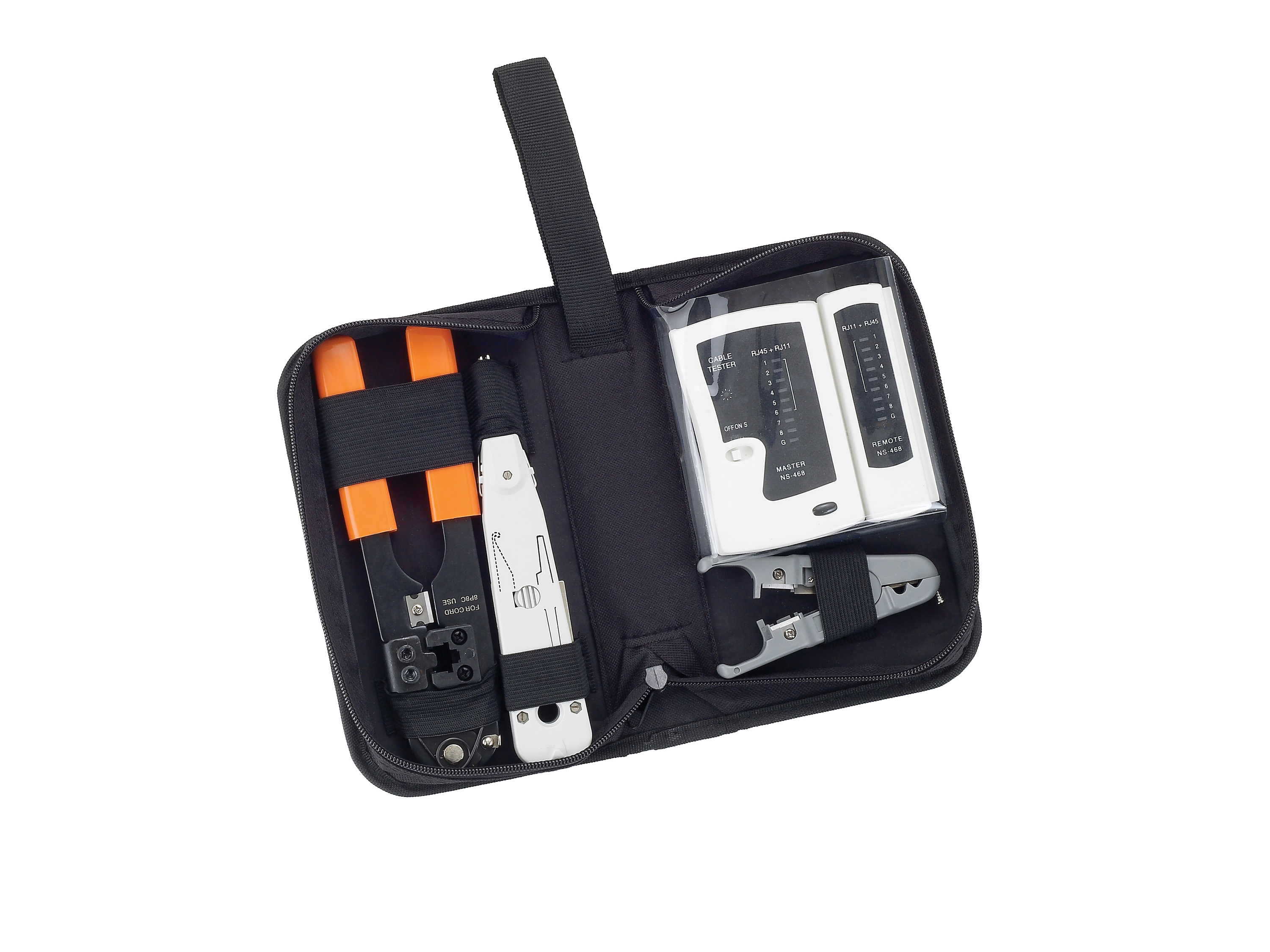 Equip Netzwerkzeug-Werkzeugkoffer schwarz