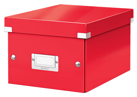 LEITZ Click & Store Aufbewahrungsbox 7,4 l rot 21,6 x 28,2 x 16,0 cm, 1 St.