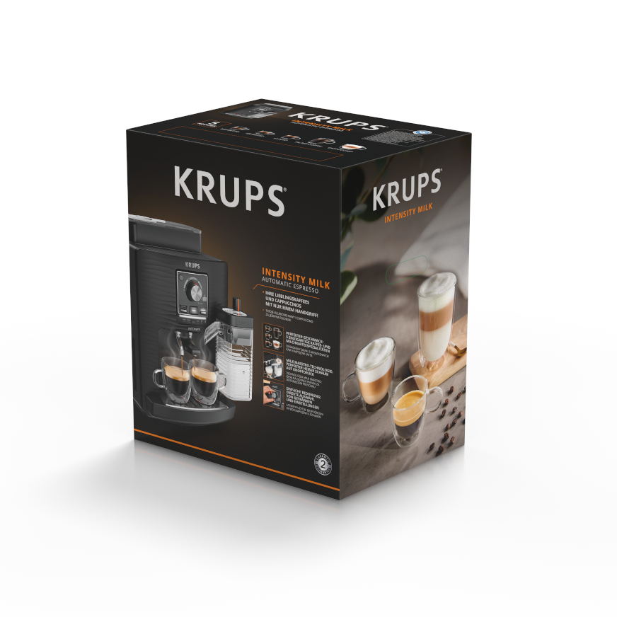 KRUPS EA5028E INTENSITY MILK Kaffeevollautomat schwarz