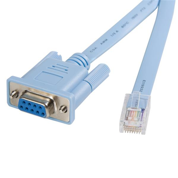STARTECH.COM 6 ft RJ45 to DB9 Cisco Console Management Router Cable - M/F