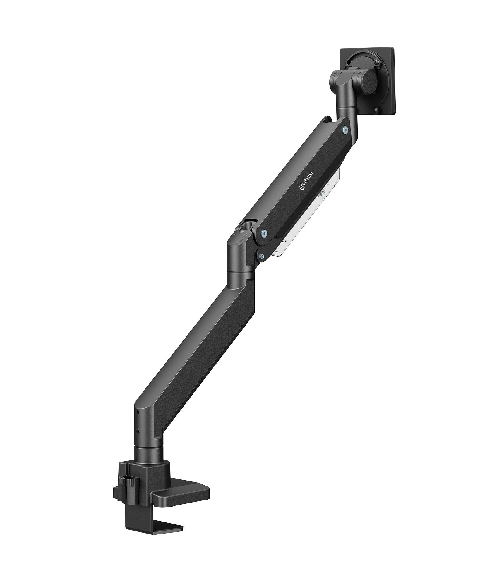 MANHATTAN Tischhalterung 1 Monitor 17-57 27kg mit USB Ports