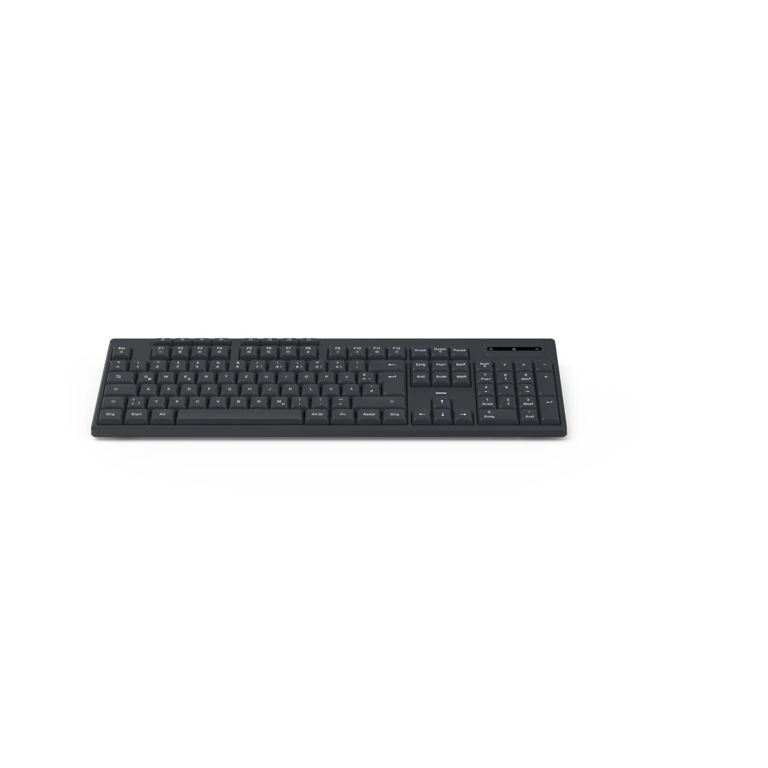 hama WK-200 Tastatur kabellos schwarz