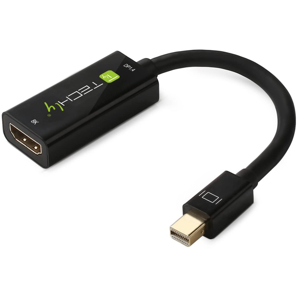 TECHLY Adapter Mini DisplayPort M 1.4 auf HDMI F 8K schwarz