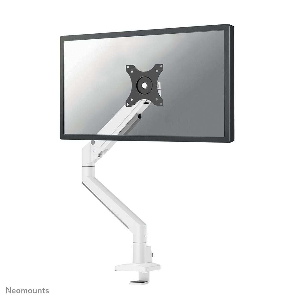NEOMOUNTS Next Slim Desk Mount single display topfix clamp/grommet white