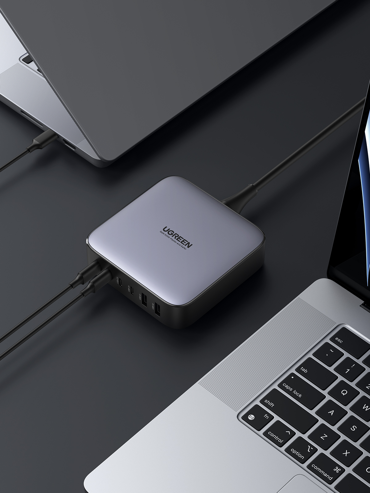 UGREEN Nexode CD271 GaN Desktop Charger 200W Tischladegerät 2x USB-C 100W PD 2x USB-C 65W 2x USB-A