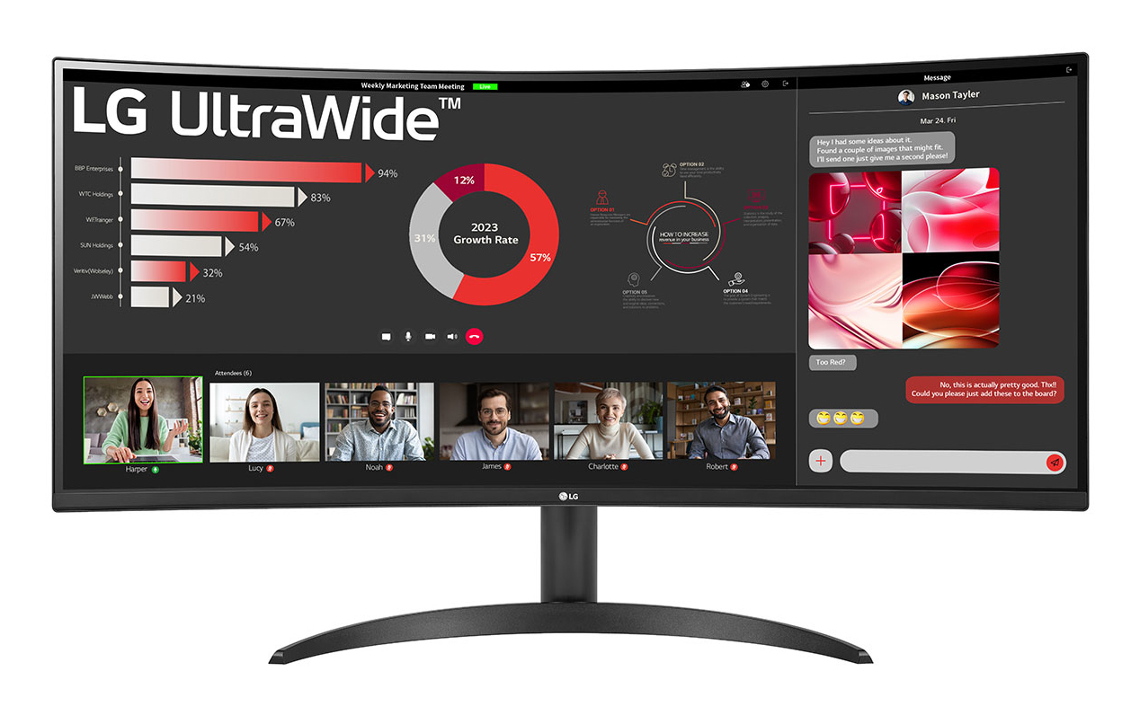 LG 86,36cm 34WR50QK-B UHD 21:9 VA DP HDMI