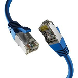 CAT8.1 BLUE 0.25M PATCH CORD RJ45 S/FTP LSZH 40GBIT CU LAN