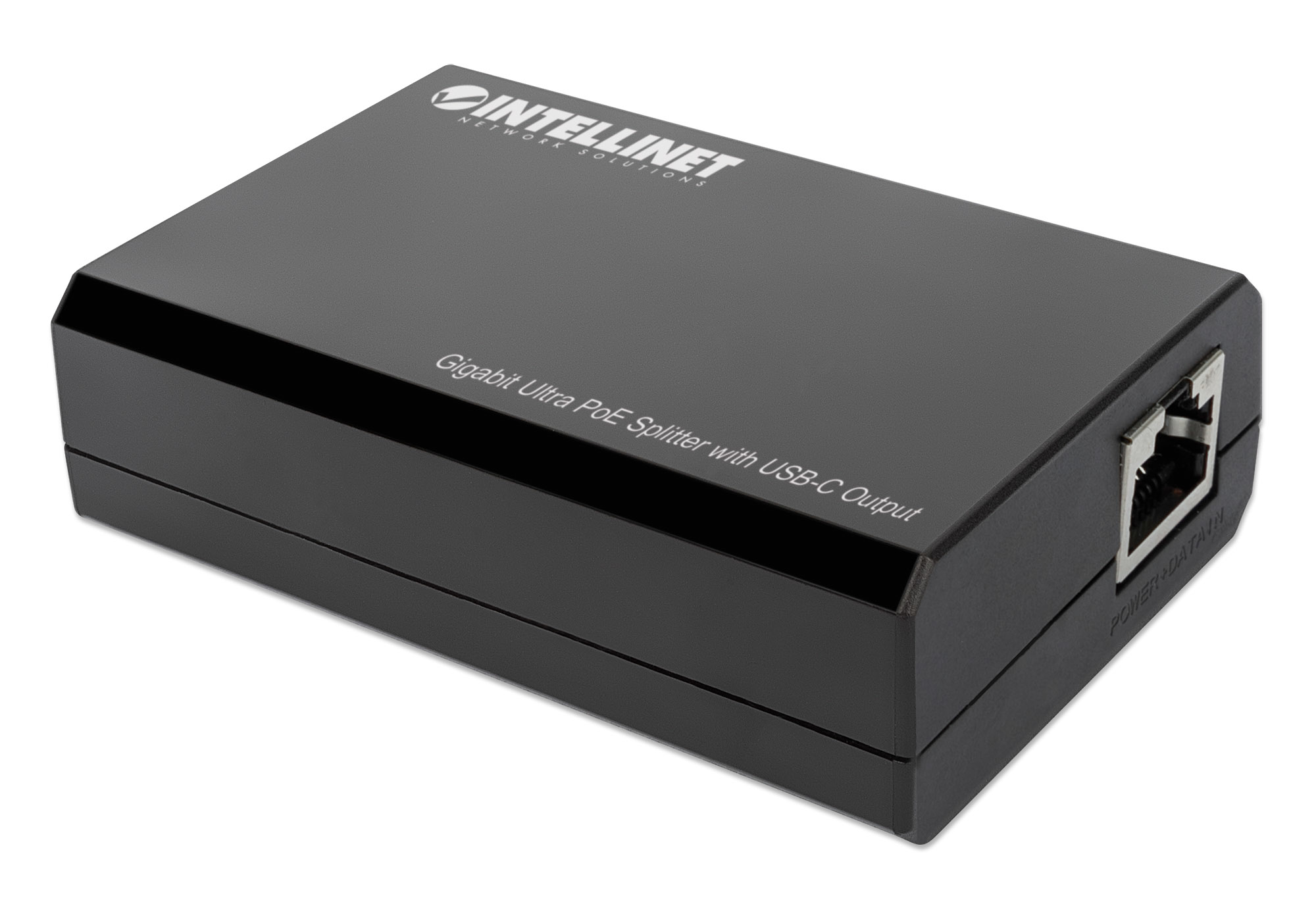 INTELLINET Gigabit Ultra PoE-Splitter mit USB-C-Ausgang 45W