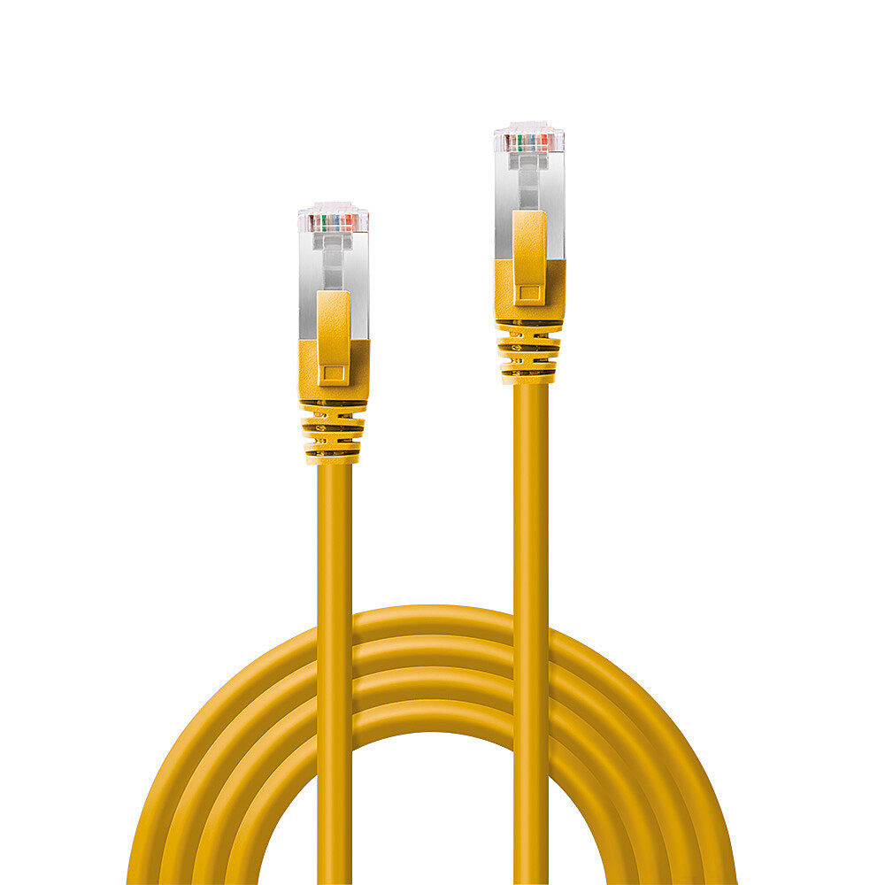 LINDY Patchkabel Cat6A S/FTP LSZH, gelb 1,50m