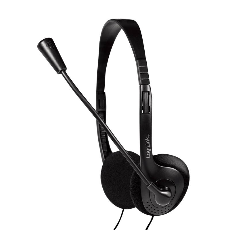 LogiLink Headset Stereo with microphone 2x 3.5mm HS0052