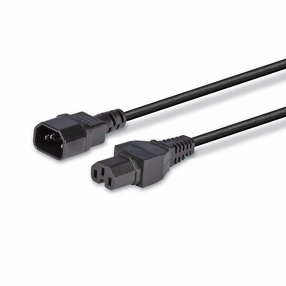 C14 an C15 ''Hot Condition'' Netzkabel, Stromversorgung