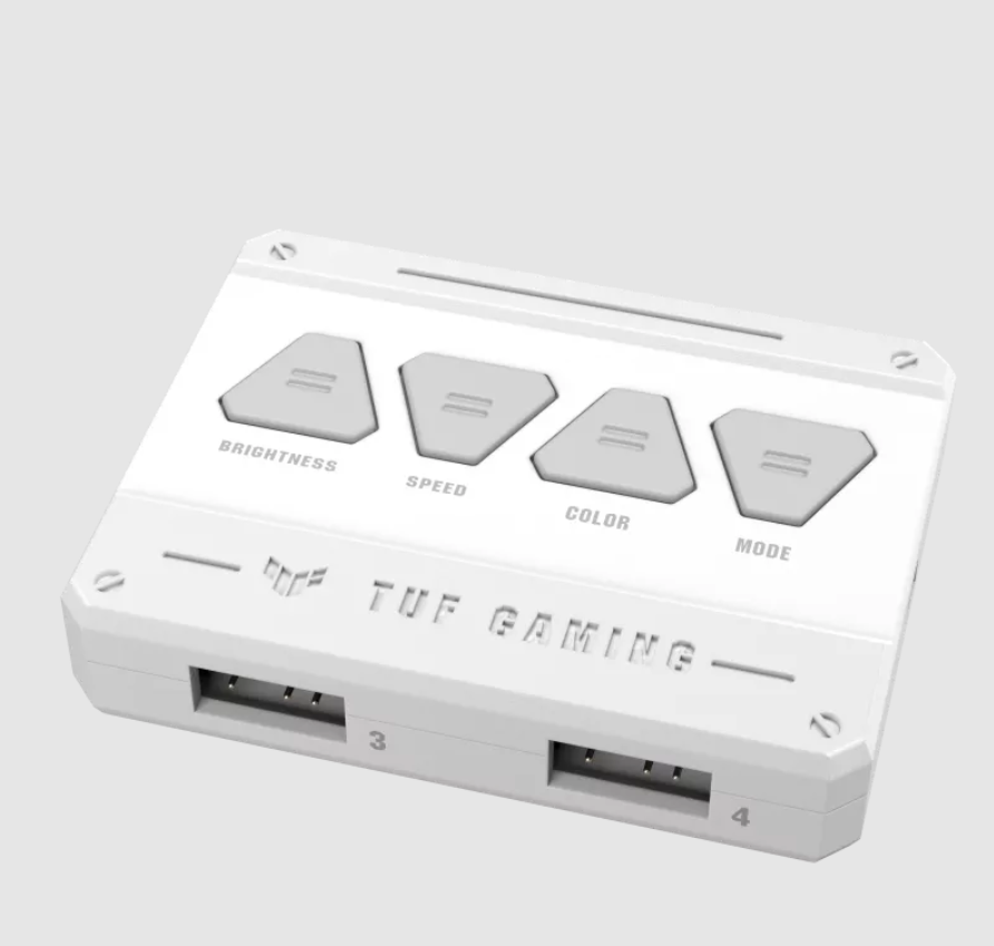 TUF Gaming TF120 ARGB-Gehäuselüfter White Edition 3IN1