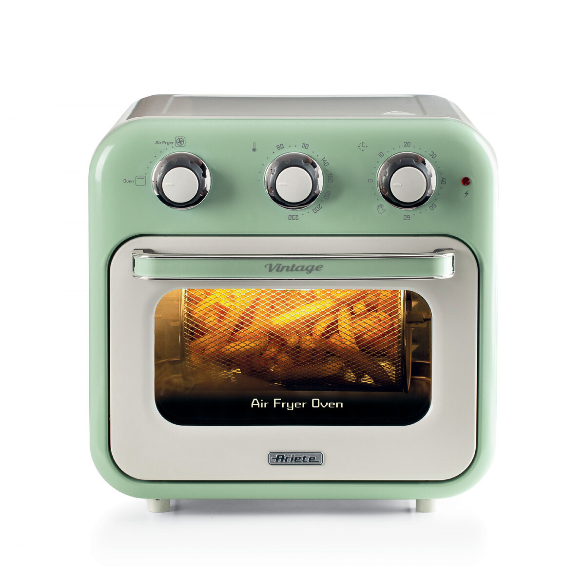 Heißluftfritteuse und Mini-Ofen 3in1 Vintage Green