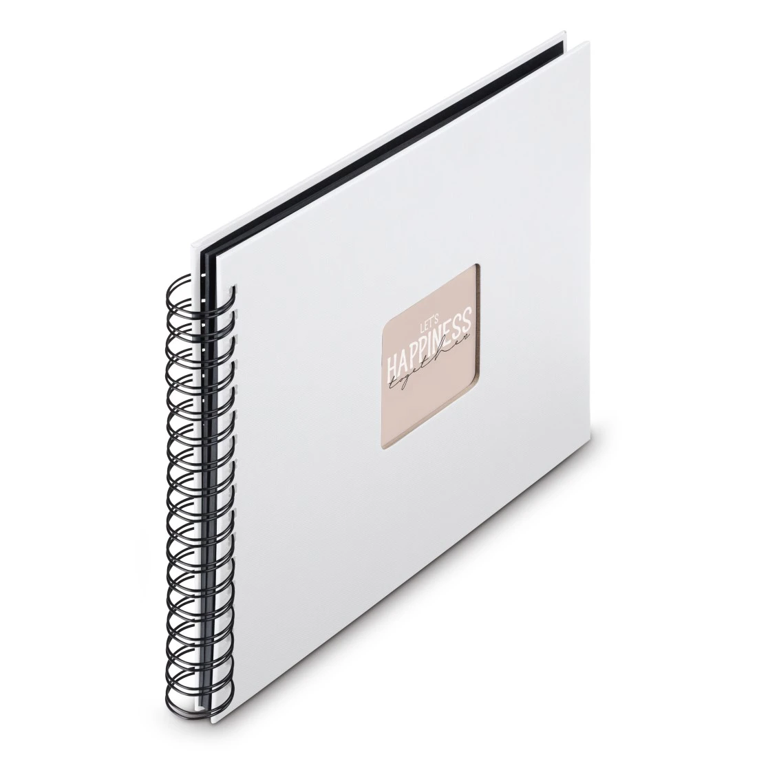 hama Fotoalbum Fine Art neutral 28,0 x 24,0 cm, 50 schwarze Seiten