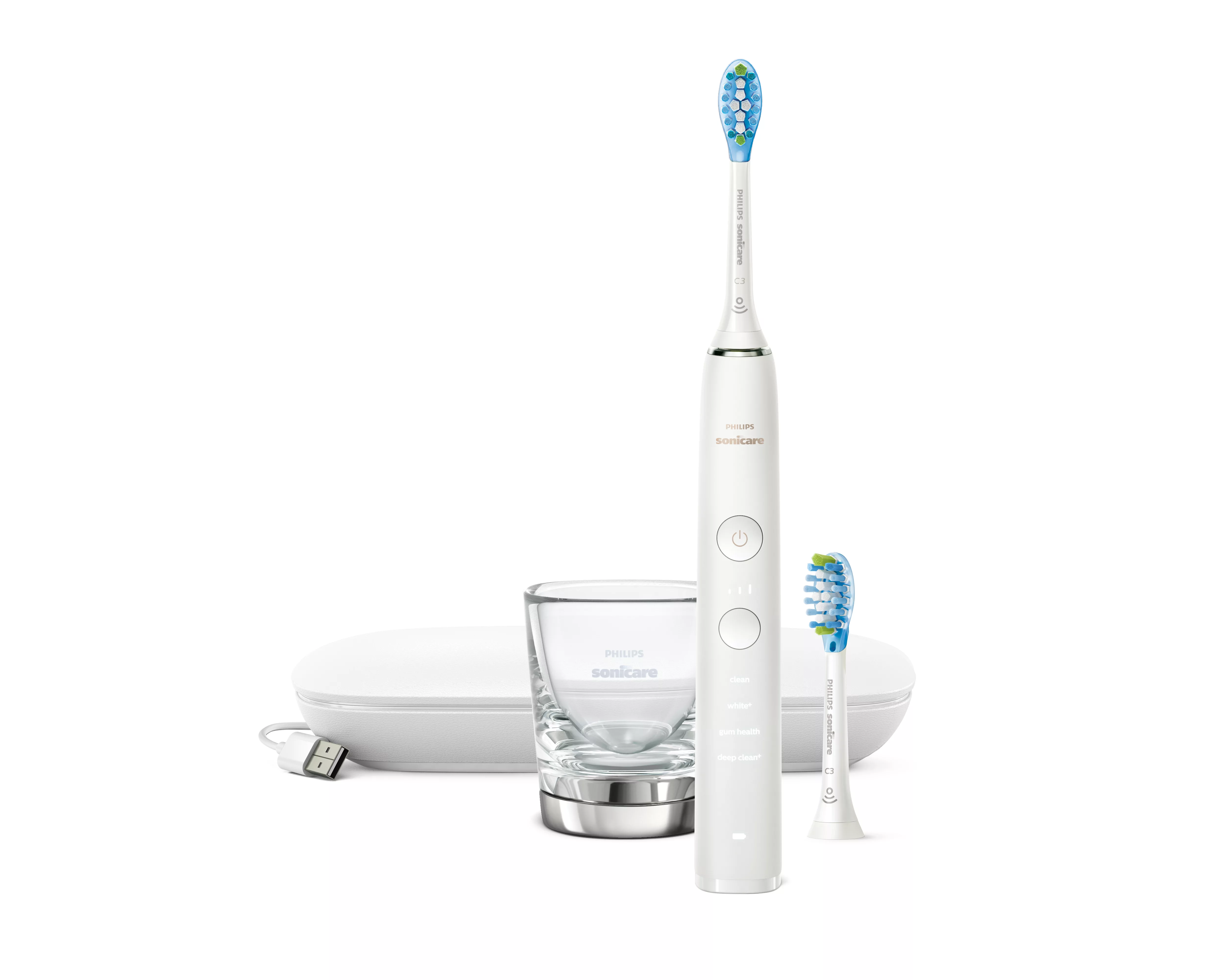 Philips HX9913/17 Diamond Clean 9000 Zahnbürste weiß