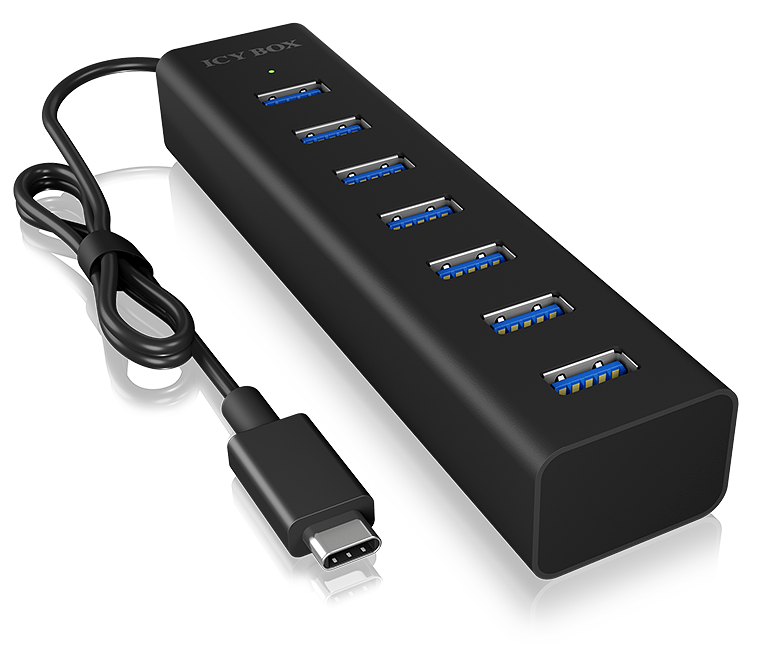 Hub 7-Port IcyBox USB 3.0 IB-HUB1700-C3 USB 3.0 Type-C (b) retail