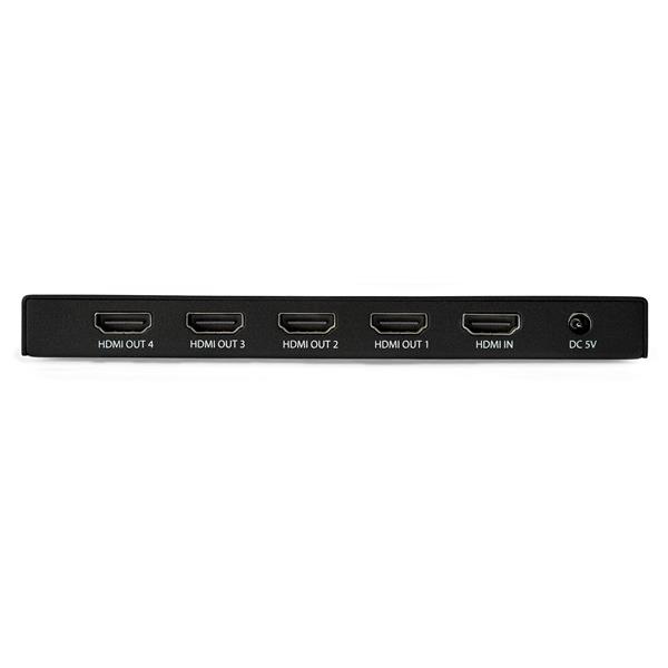 StarTech.com HDMI Splitter 4-Port 4K 60 Hz HDR Schwarz