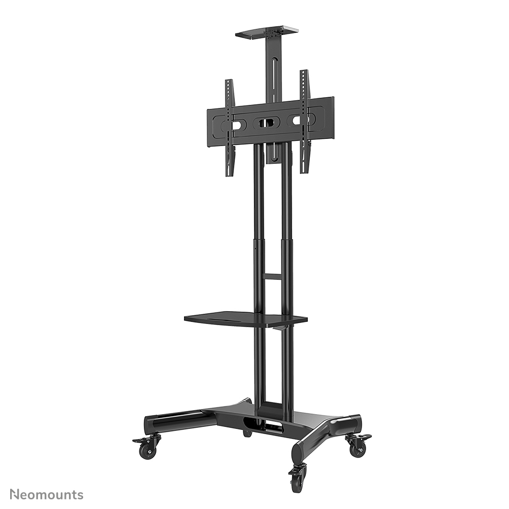 NEOMOUNTS Rollwagen Flour Stand 81-190,5cm 32-75Zoll bis 45kg VESA600x400 schwarz
