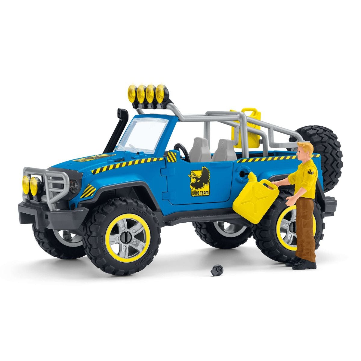 Dinosaurs Geländewagen mit Dino-Außenposten, Spielfigur