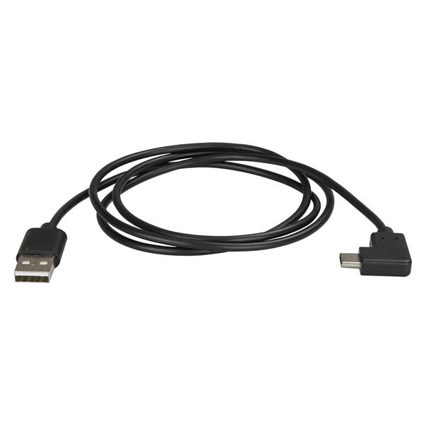 USB CABLE TO USB-C 1M M/M RIGHT ANGULATE