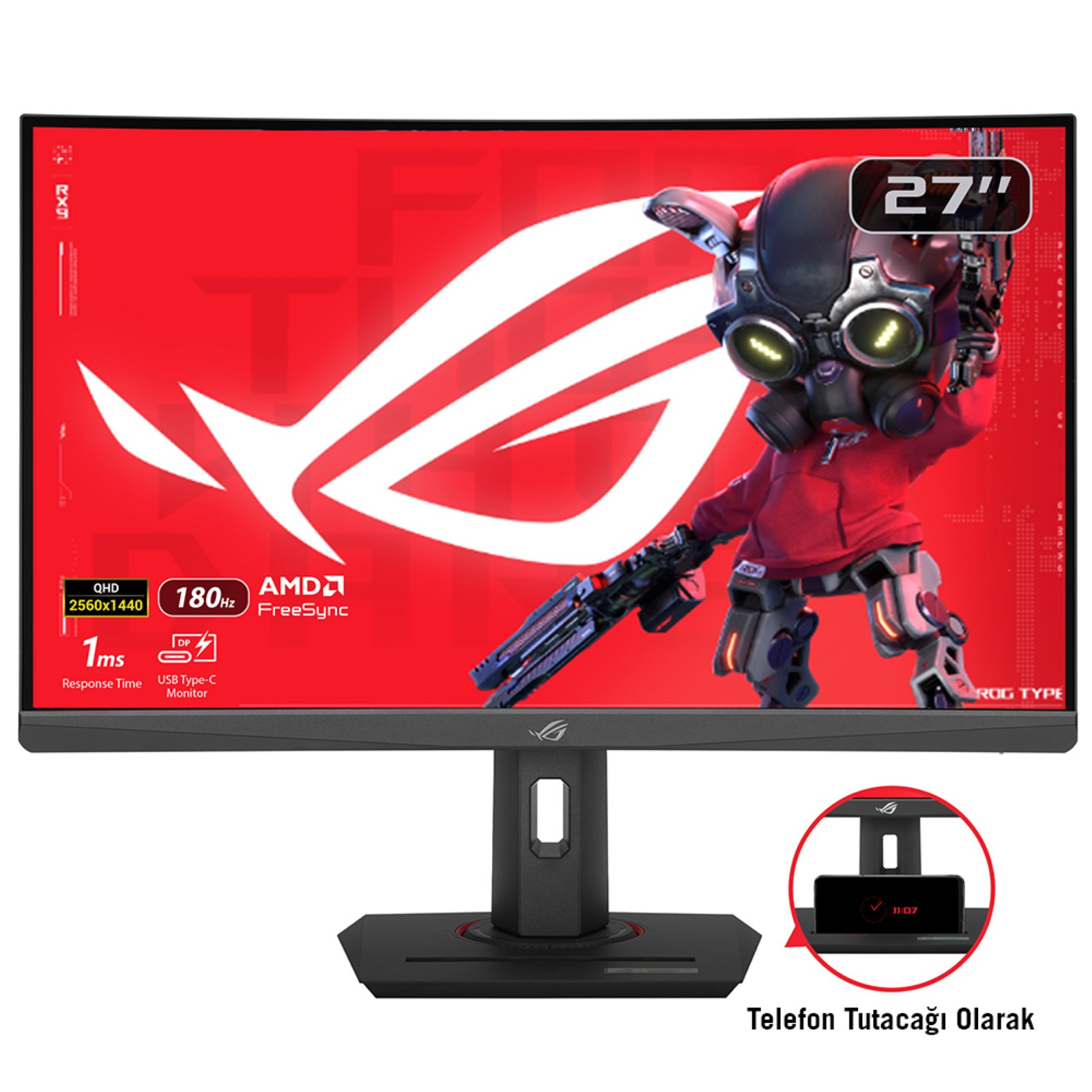 ASUS ROG Strix XG27WCS 68.58cm (16:9) WQHD HDMI DP