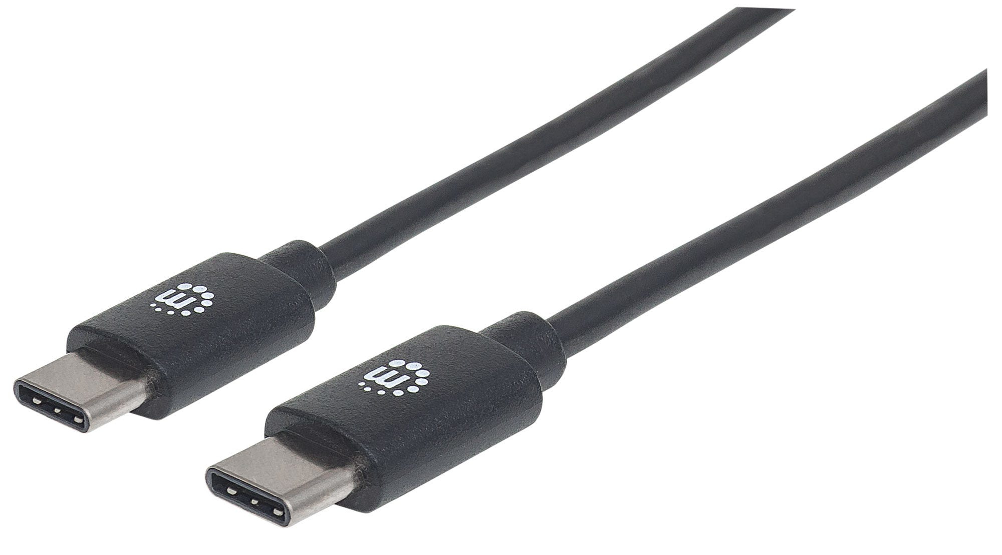 MANHATTAN USB 2.0 Typ C-Kabel C-Stecker/C-Stecker 2m schwarz