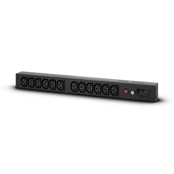 CYBERPOWER Basic Series PDU20BHVIEC12R Rack AC 200/230V input IEC 60320 C20 output connectors 12 power IEC 60320 C13 1U