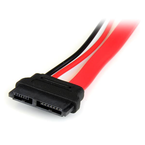 STARTECH.COM 6in Slimline SATA to SATA Adapter with Power - F/M