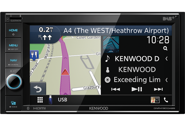 Kenwood DNR4190DABS USB/BT/iPhone 6,2'' Disp. 2-DIN