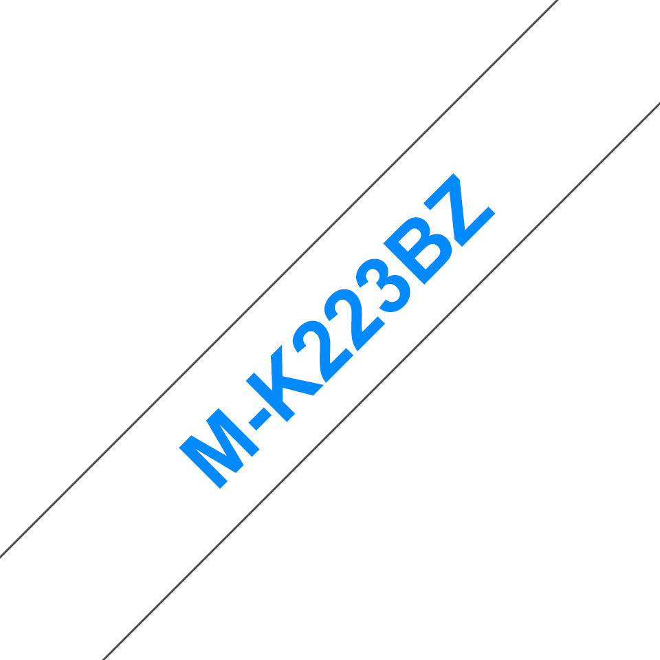 brother Schriftband M-K M-K223 MK223BZ, 9 mm, blau auf weiß, 1 St.