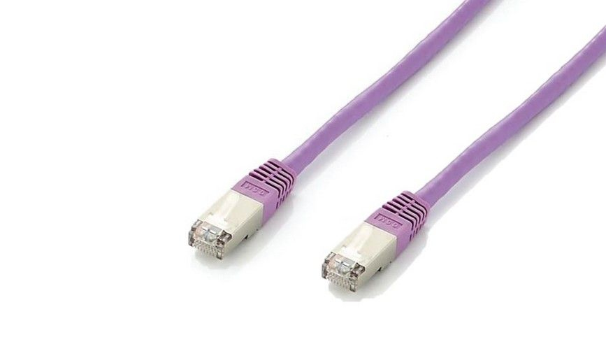 Equip Patchkabel Cat6A Plat.S/FTP 2xRJ45 20.00m lila LSZH Polybeutel