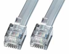 LINDY RJ-12 Kabel 6/6 3m Verbindung 1:1