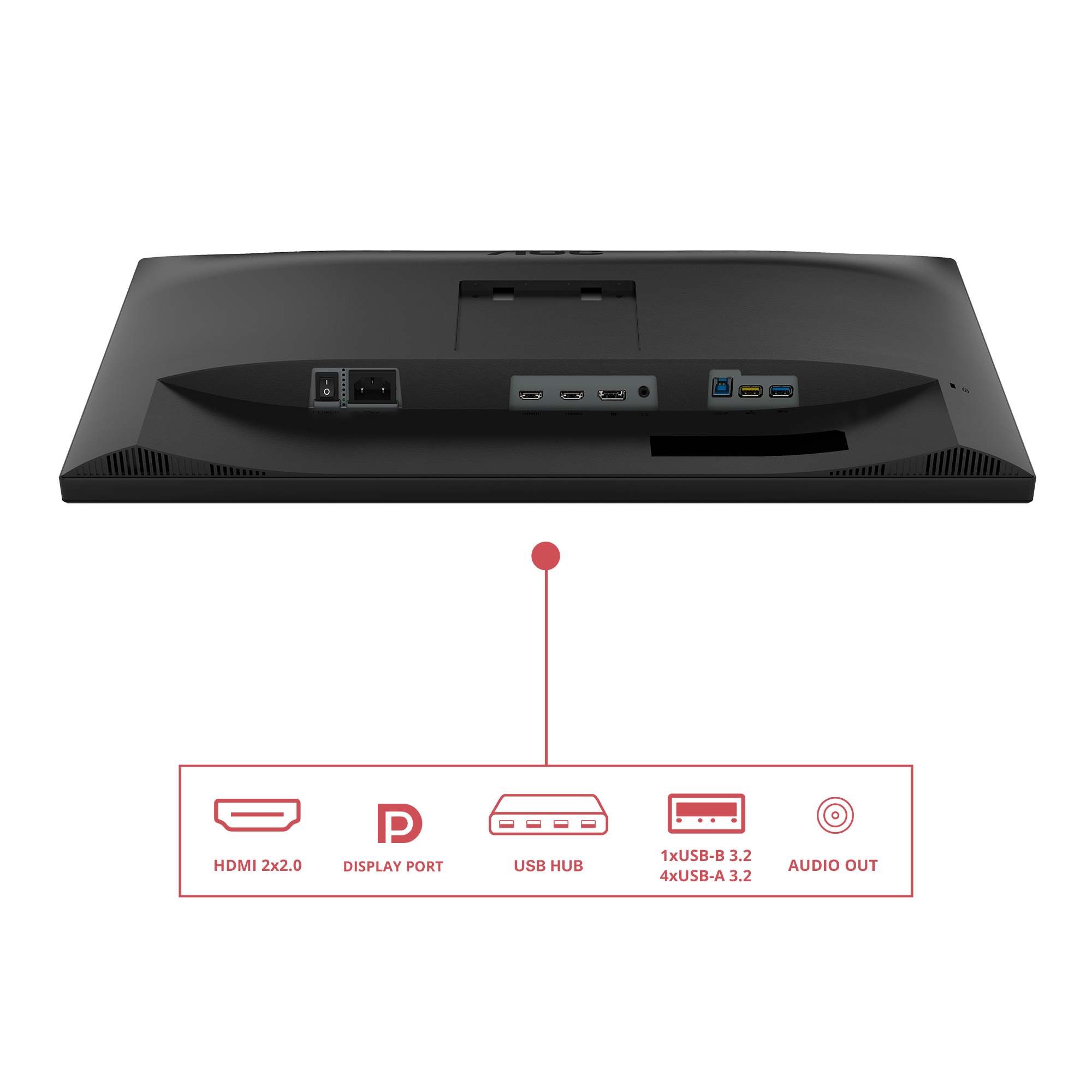 AOC 68,6cm (27) U27E3UF 16:09 2xHDMI+DP+USB 4K Lift black