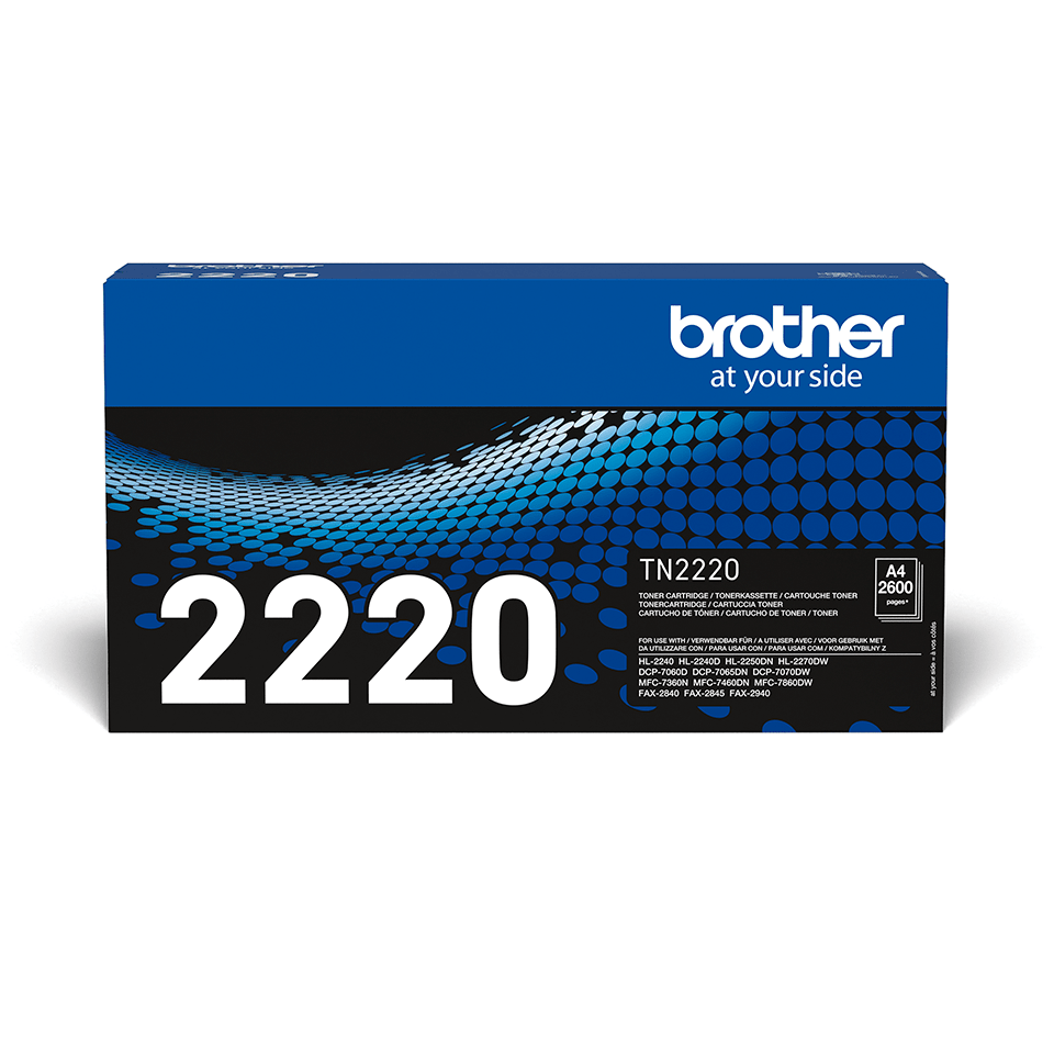 TN-2220 TONER 2600 PAGES F/ HL-2240 2240D 2250DN