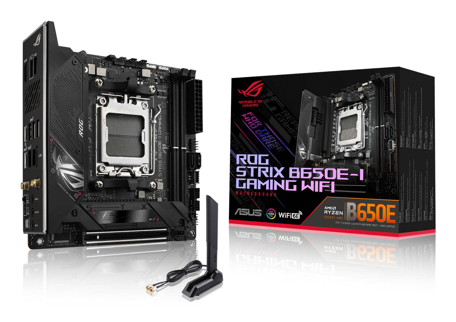 ASUS ROG STRIX B650E-I GAMING WIFI AM5 DDR5 mini-ITX MB